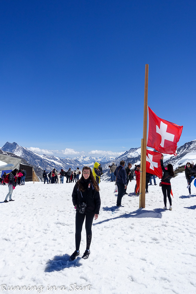 An Epic Day Trip to Jungfraujoch Top of Europe / Running in a Skirt