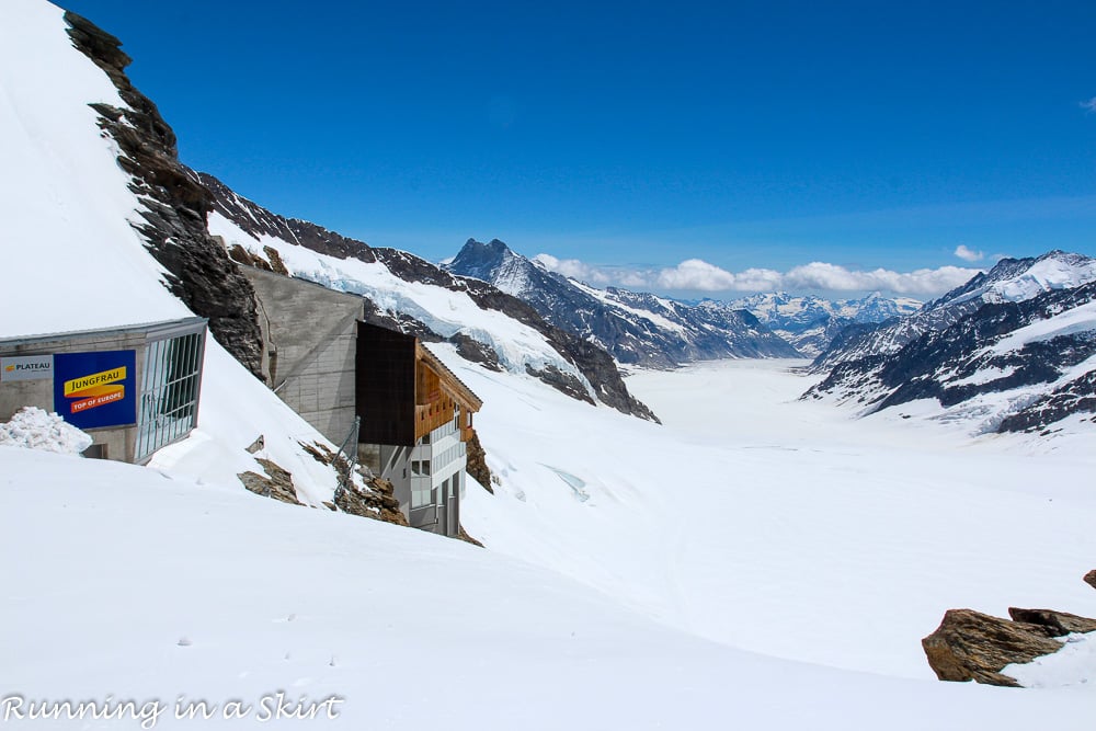 An Epic Day Trip to Jungfraujoch Top of Europe / Running in a Skirt