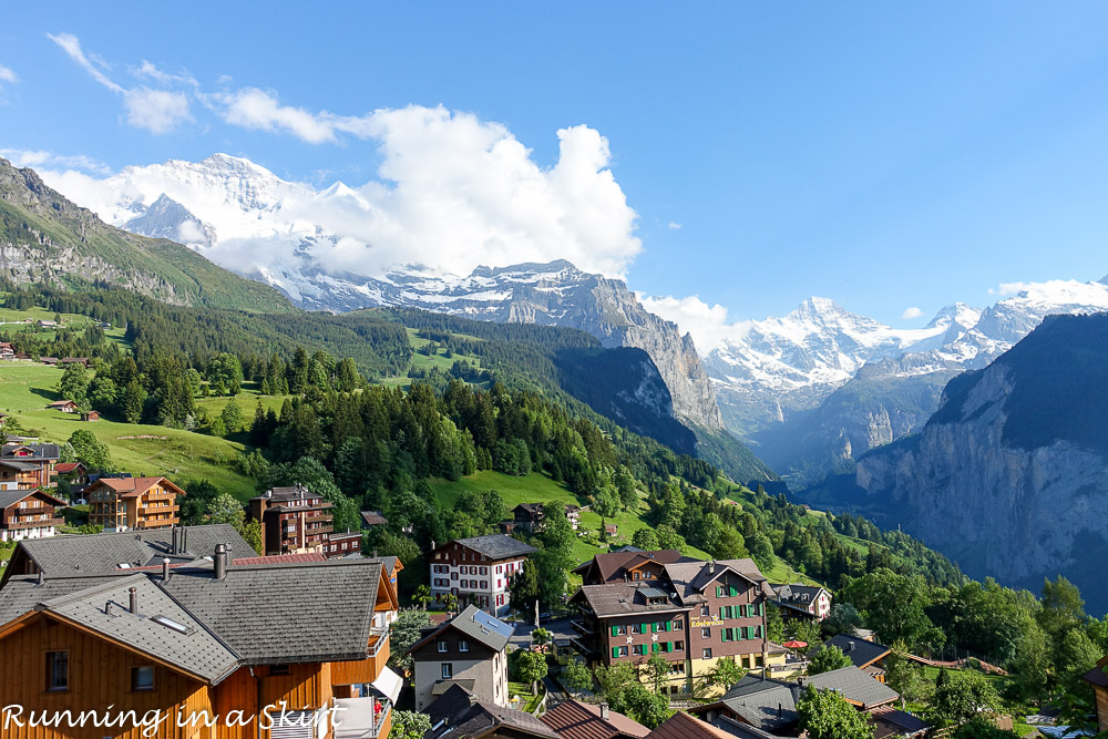 An Epic Day Trip to Jungfraujoch Top of Europe / Running in a Skirt