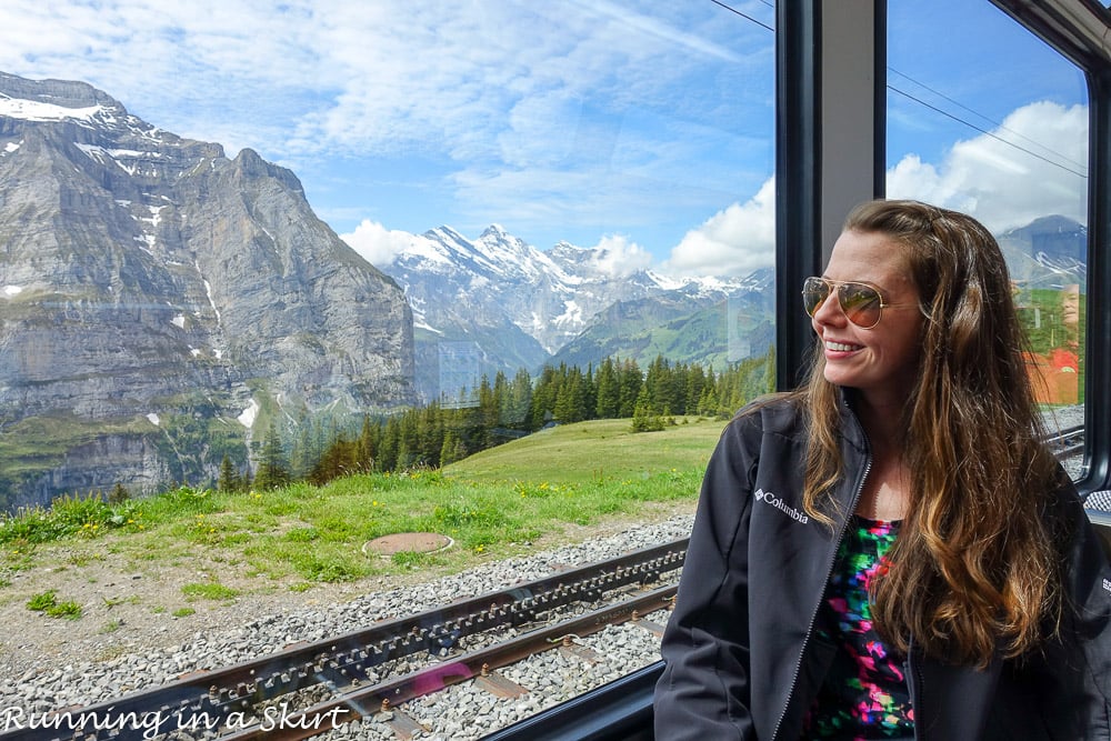 An Epic Day Trip to Jungfraujoch Top of Europe / Running in a Skirt