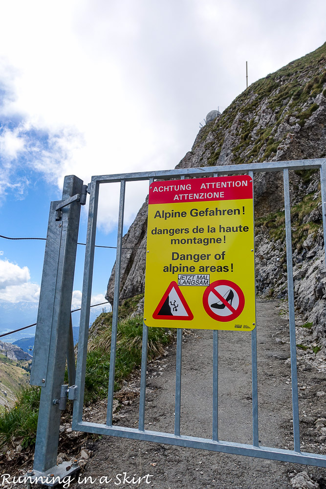 Mt. Pilatus Day Trip from Lucerne Switzerland / Running in a Skirt