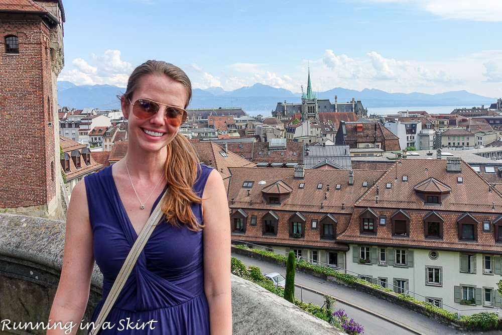 What to do in Lausanne Switzerland / Running in a Skirt