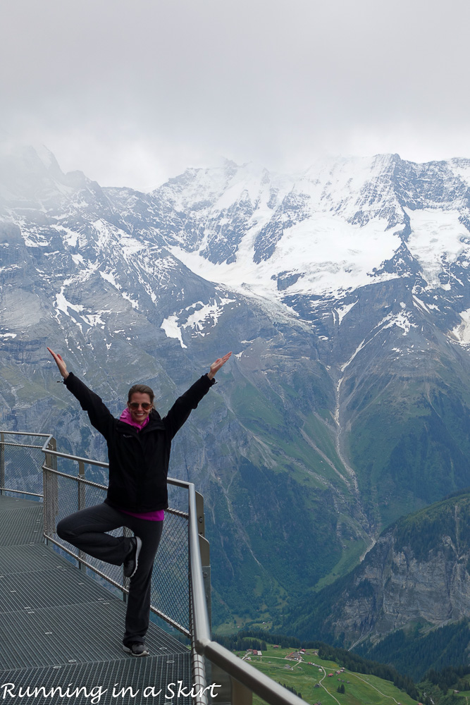 Why Murren is one of the most beautiful places in Switzerland / Running in a Skirt