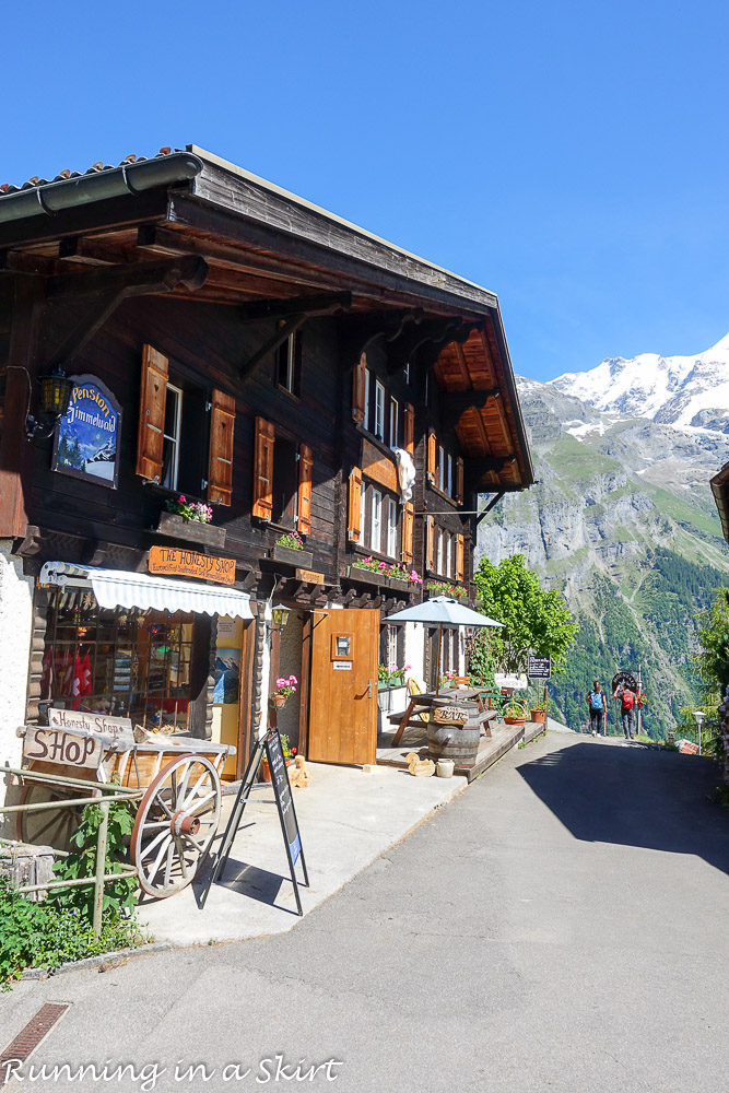 Why Murren is one of the most beautiful places in Switzerland / Running in a Skirt