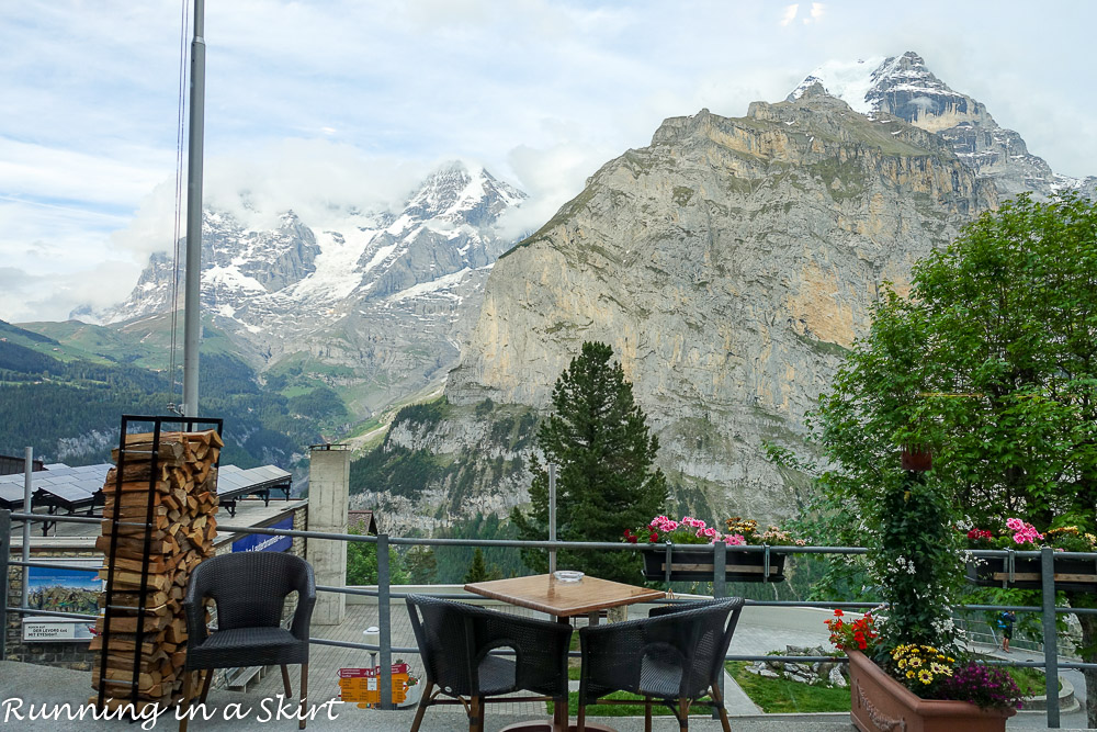 Why Murren is one of the most beautiful places in Switzerland / Running in a Skirt