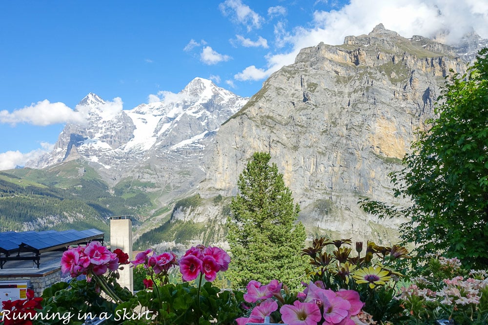 Why Murren is one of the most beautiful places in Switzerland / Running in a Skirt