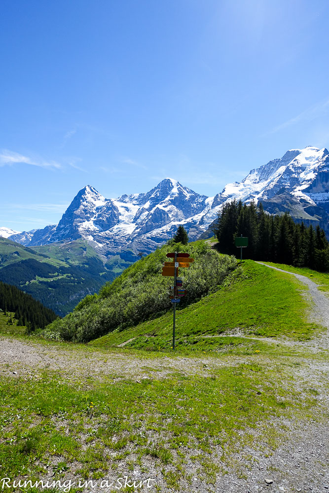 Why Murren is one of the most beautiful places in Switzerland / Running in a Skirt