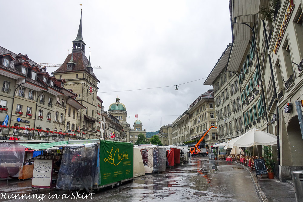 How to Spend One Day in Bern Switzerland / Running in a Skirt