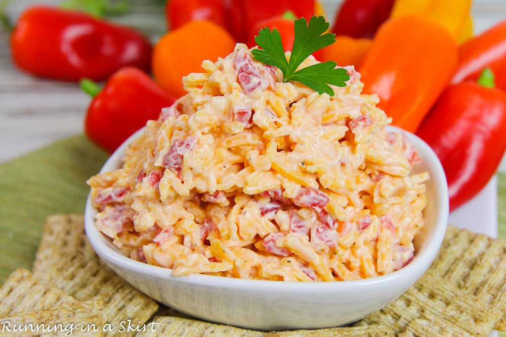 Light Pimento Cheese recipe / Running in a Skirt