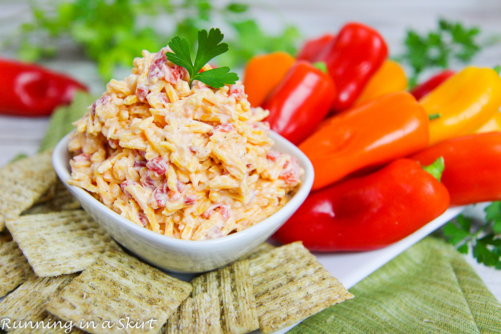 Light Pimento Cheese recipe / Running in a Skirt