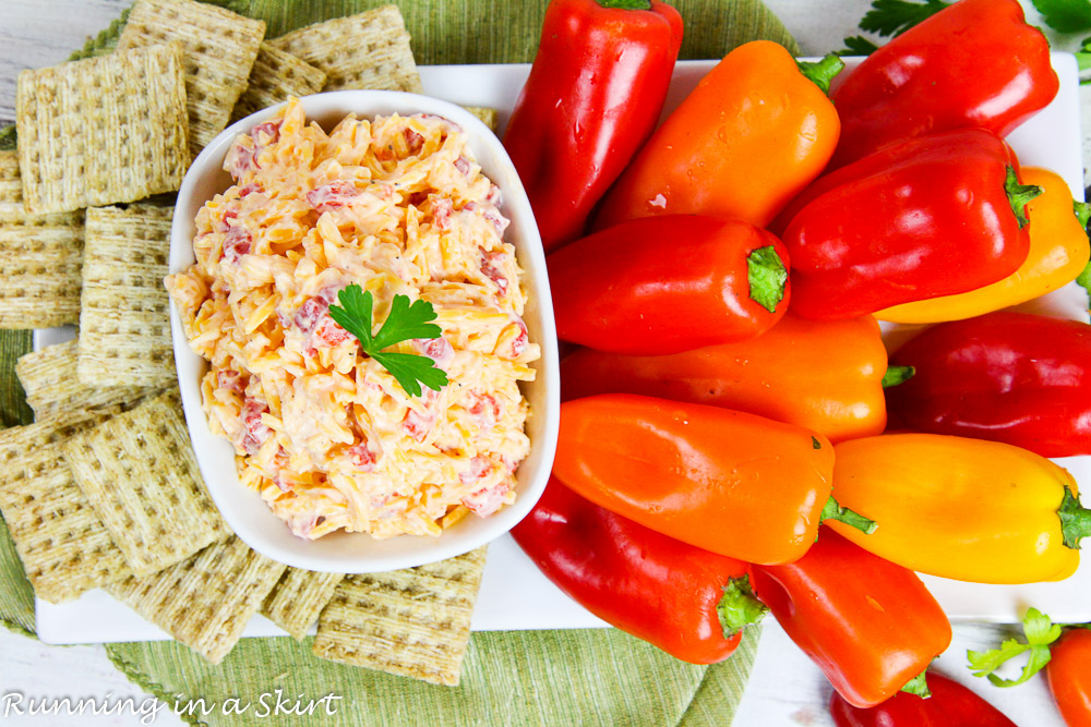 Light Pimento Cheese recipe / Running in a Skirt