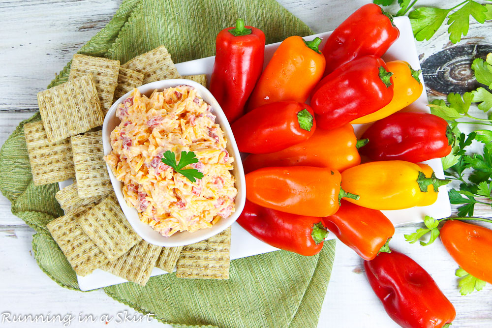 Light Pimento Cheese recipe / Running in a Skirt