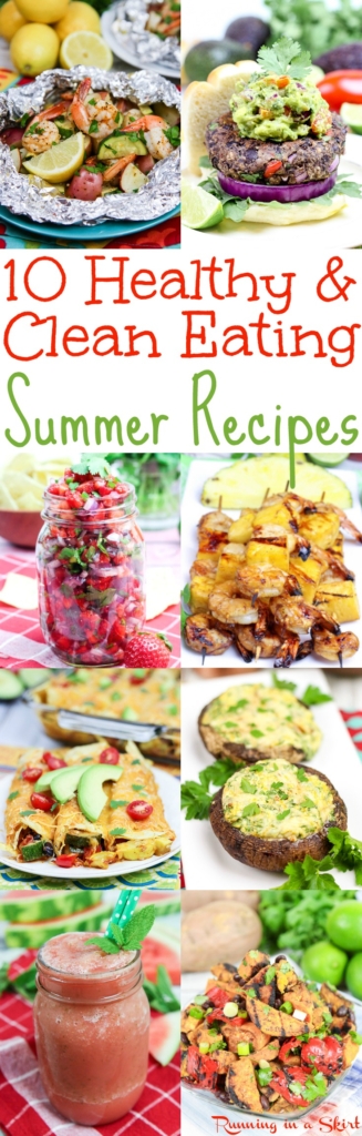 Clean Eating Healthy Recipes for Summer /Running in a Skirt