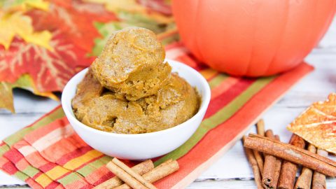 Clean Eating Pumpkin Nice Cream recipe / Running in a Skirt