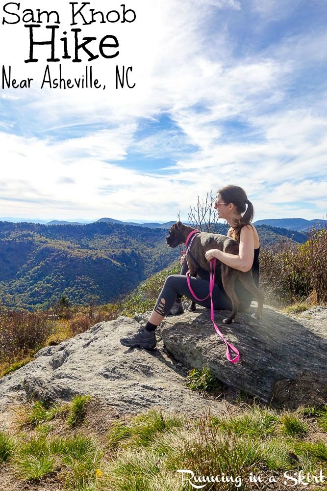 Sam Knob Hike near Asheville NC / Running in a Skirt