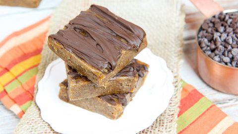 6 ingredient healthy pumpkin fudge recipe/ Running in a Skirt