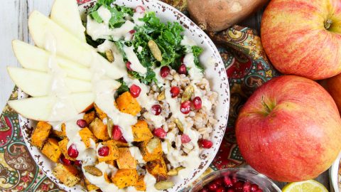 Fall Harvest Bowl recipe / Running in a Skirt