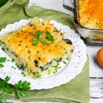 Healthy Vegetarian Breakfast Casserole recipe / Running in a Skirt