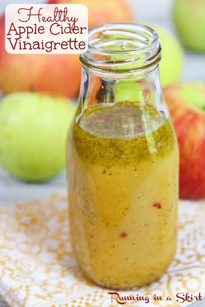 Apple Cider Vinaigrette Dressing Pinterest Pin