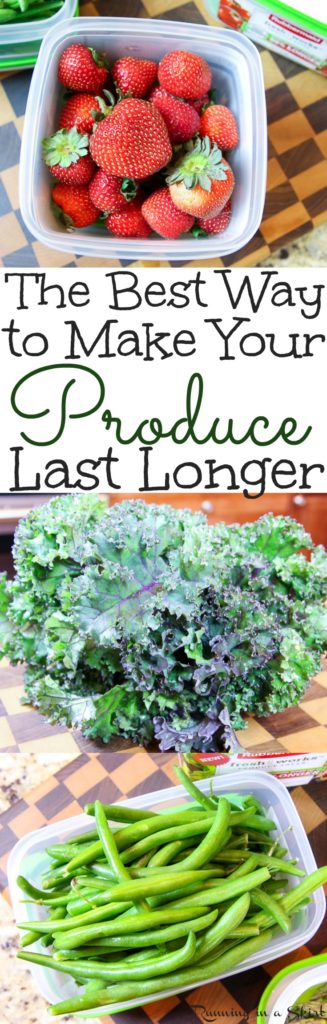 How to Make Your Produce Last Longer / Running in a Skirt