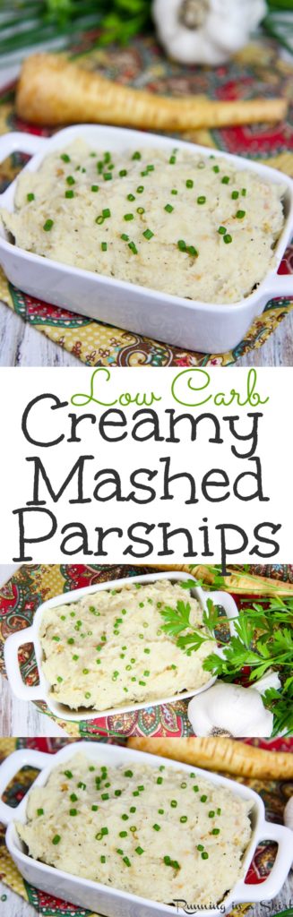Low Carb Healthy Mashed Parsnips recipe/ Running in a Skirt