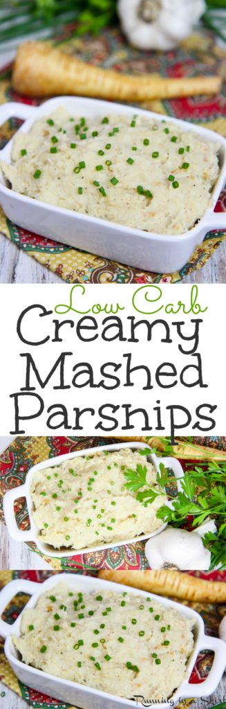 Low Carb Healthy Mashed Parsnips recipe/ Running in a Skirt
