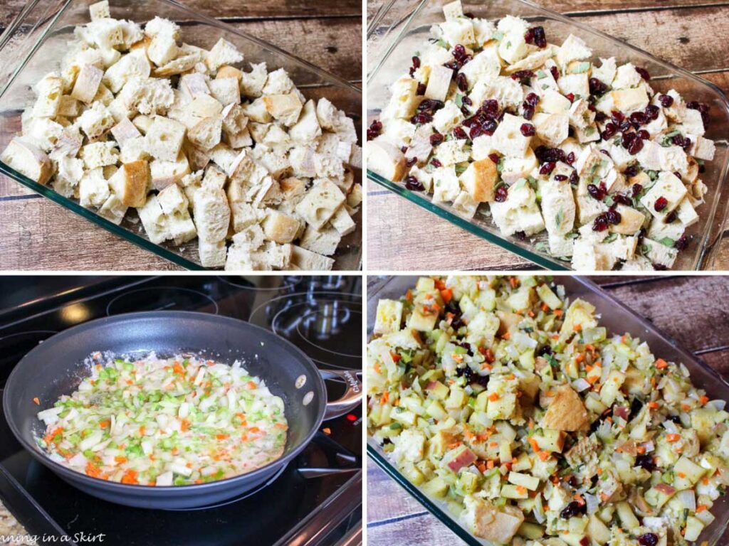 Process photo collage showing how to make the recipe step by step.