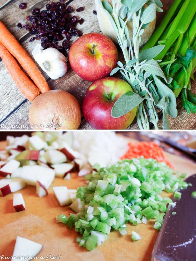 Ingredients in the recipe.