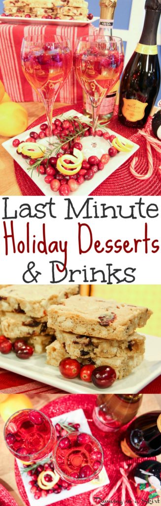 Last Minute Holiday Desserts & Drinks from ALDI / Running in a Skirt