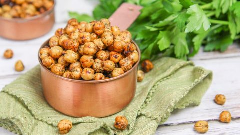 Roasted Crispy Ranch Chickpeas recipe