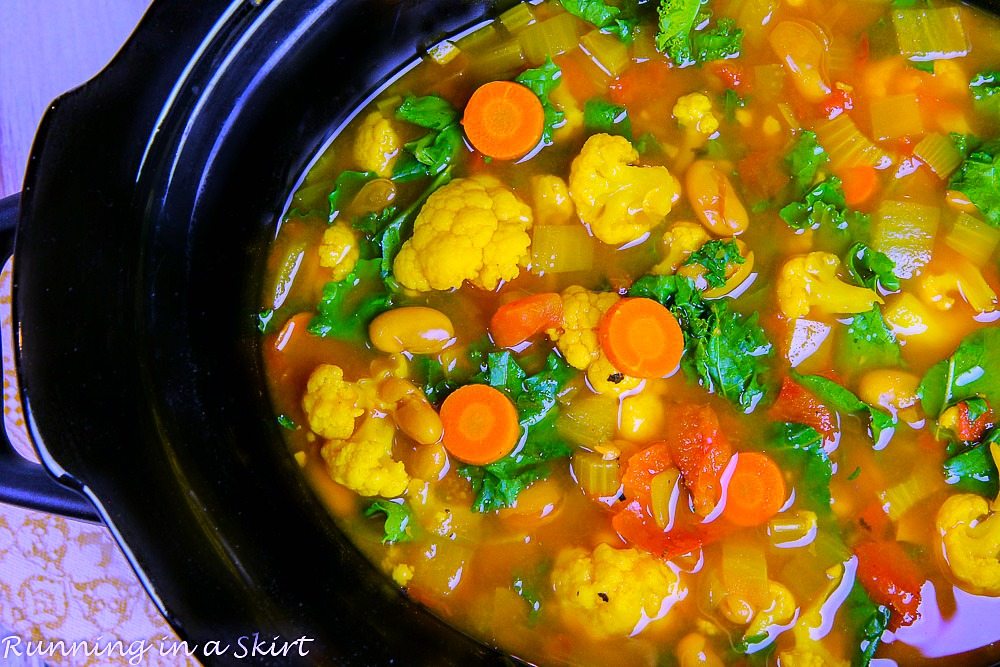 Crock Pot Vegetarian Detox Soup