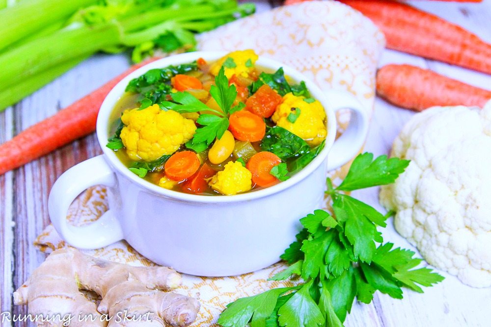 Crock Pot Vegetarian Detox Soup