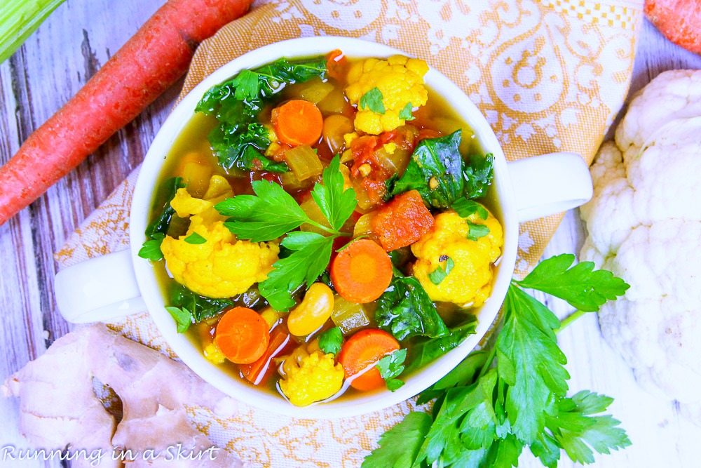 Crock Pot Vegetarian Detox Soup