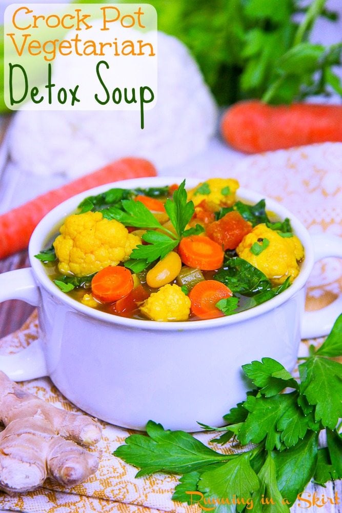 Crock Pot Vegetarian Detox Soup