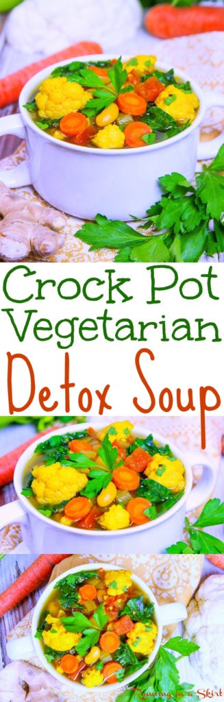 Crock Pot Vegetarian Detox Soup