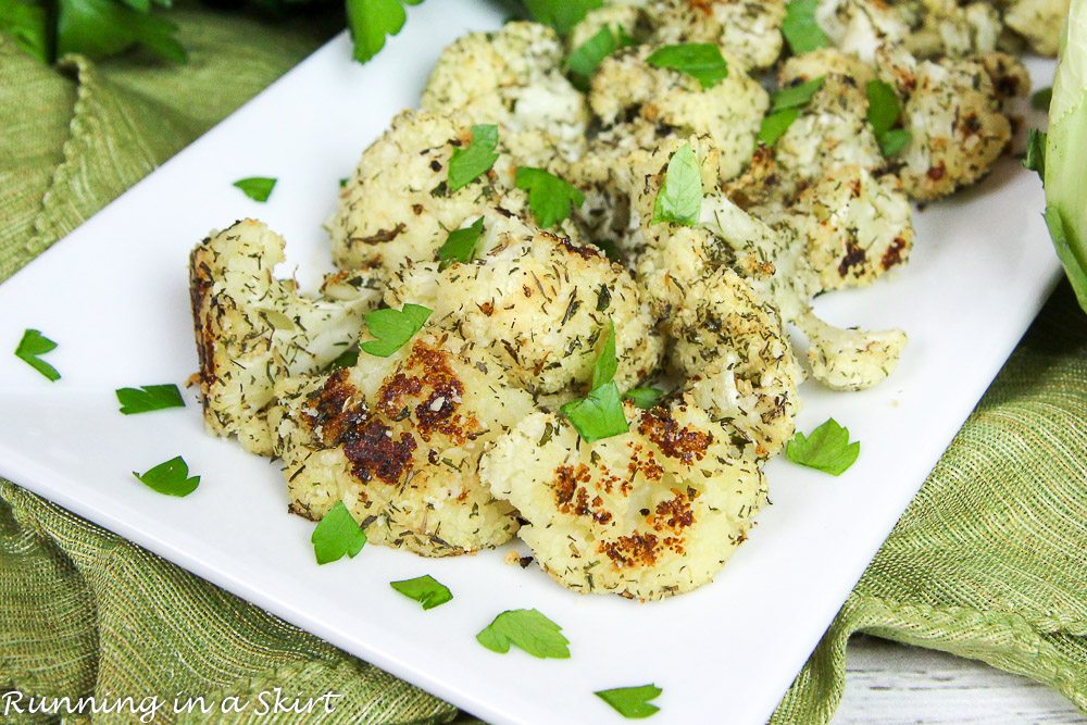 Roasted Parmesan Ranch Cauliflower recipe