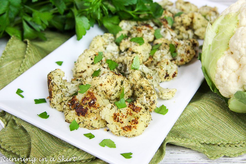 Roasted Parmesan Ranch Cauliflower recipe