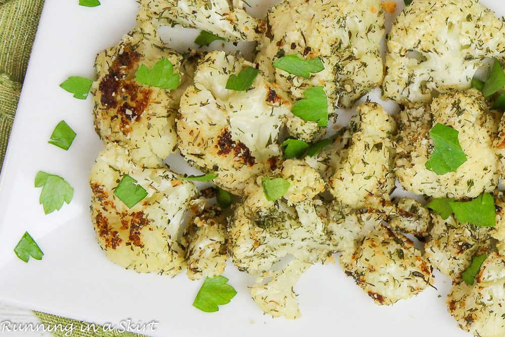 Roasted Parmesan Ranch Cauliflower recipe