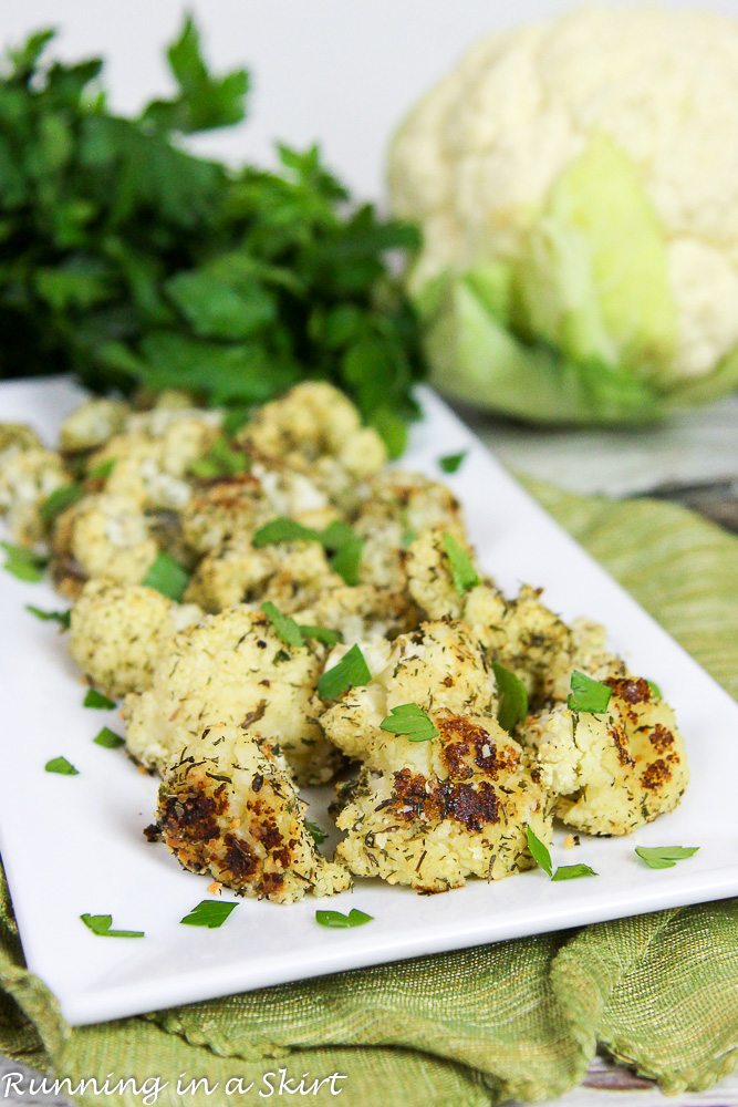 Roasted Parmesan Ranch Cauliflower recipe