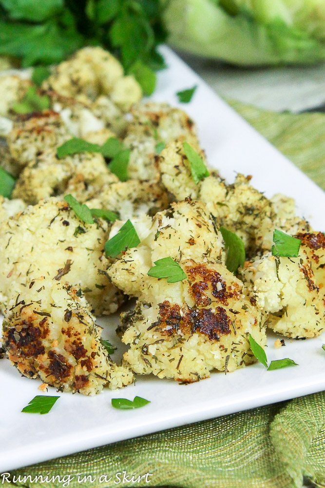 Roasted Parmesan Ranch Cauliflower recipe