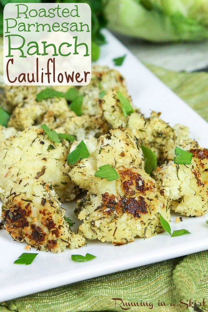 Roasted Parmesan Ranch Cauliflower recipe