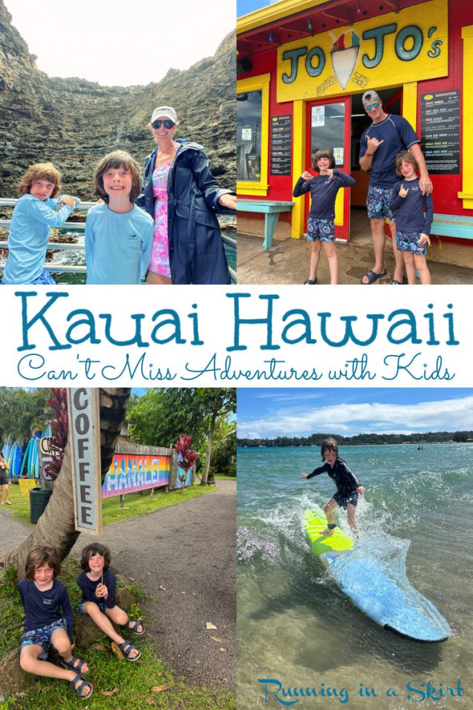 Top Things to do in Kauai with Kids pins