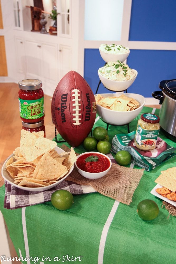 ALDI Super Bowl Party for Less / Running in a Skirt