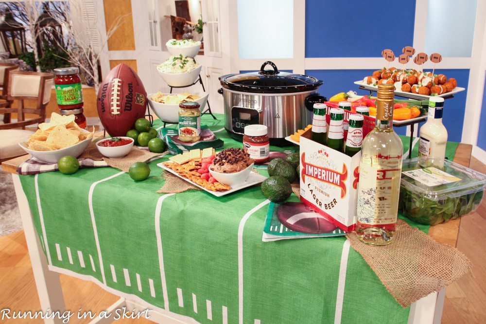 ALDI Super Bowl Party for Less / Running in a Skirt