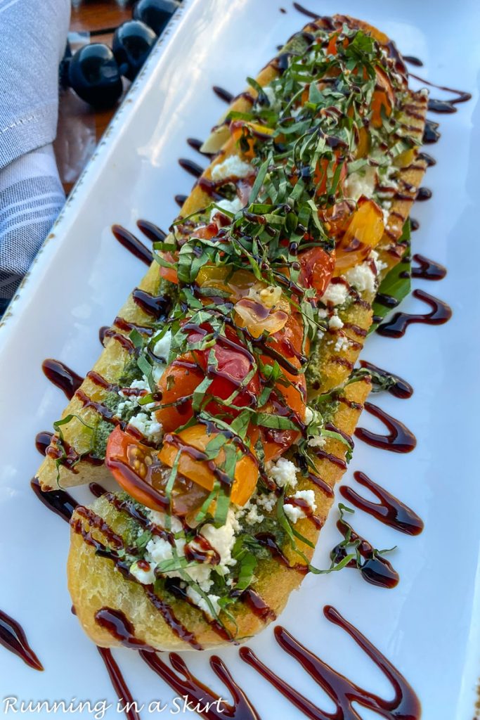 Seaview Terrace appetizer