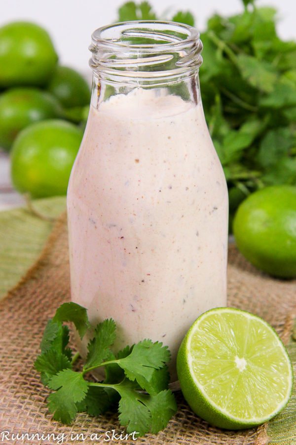Healthy Chipotle Lime Ranch Dressing recipe