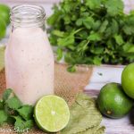 Greek Yogurt Healthy Chipolte Lime Ranch Dressing recipe / Running in a Skirt