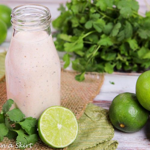 Healthy Chipotle Lime Ranch Dressing recipe