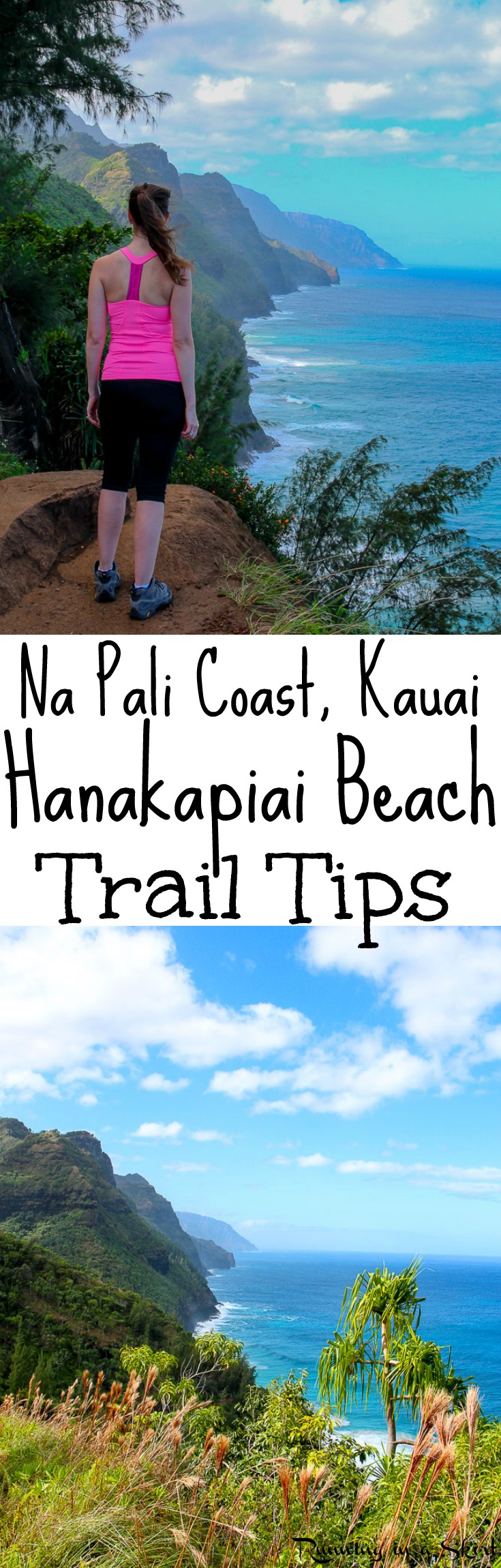 Tips for the Hanakapiai Trail on the Kalalau Trail in Kauai. This is one of the most beautiful hiking trails in Kauai, if not all of Hawaii. If you are doing any Kauai Hiking on the north shore and up for an adventure you have to do this! Includes photography of the entire journey and take aways. Total bucket lists trips to Hanakapiai Beach. / Running in a Skirt via @juliewunder