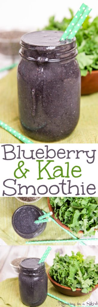 Healthy Kale and Blueberry Smoothie recipe